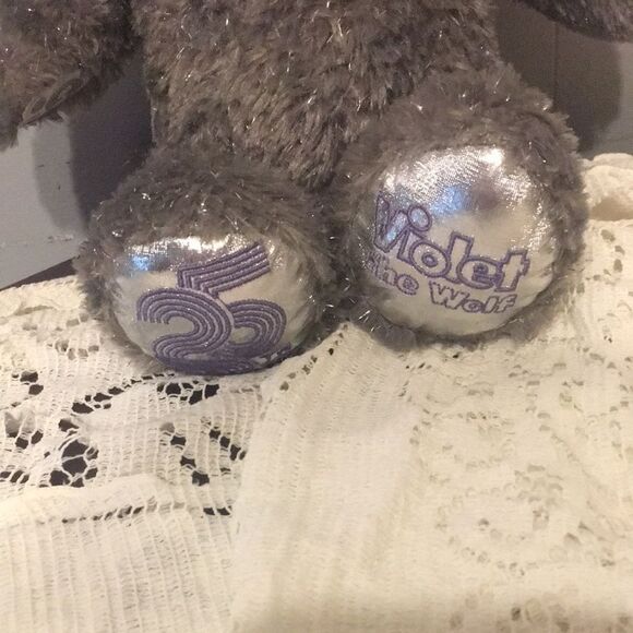 Limited Edition Build A Bear violet the Wolf - Picture 4 of 9